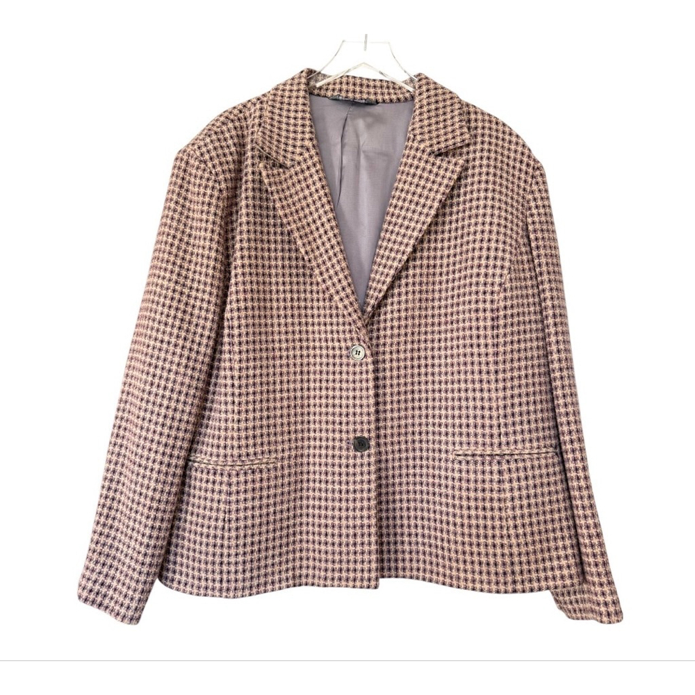 Austin Reed Brown Houndstooth Blazer - Picture 3 of 15